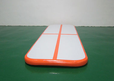 Sistema inflable de la pista de aire de la pequeña de 3M/el 10ft de la gimnasia del equipo pista anaranjada de la caída