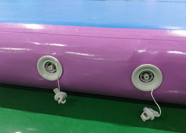 Sistema al aire libre del entrenamiento de la estera de la gimnasia de la pista de aire, pista de aire inflable del deporte del colchón