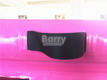 Estera inflable rosada suave durable de la gimnasia de la pista de aire/estera de agua flotante