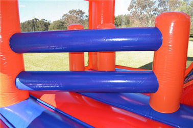 Castillo de salto combinado de la gorila inflable colorida In1 del PVC Spongebob 5 para el juego EN14960
