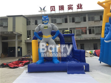 Carrera de obstáculos inflable por encargo con la diapositiva de Batman con los materiales de la lona del PVC