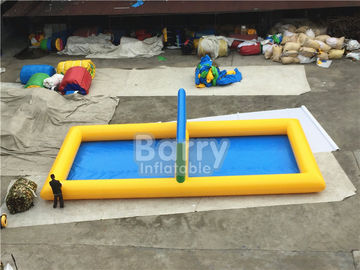 Corte de voleibol inflable Vollyball de la fuerza de los juguetes del verano del campo del PVC del juego inflable del agua para los juguetes del agua