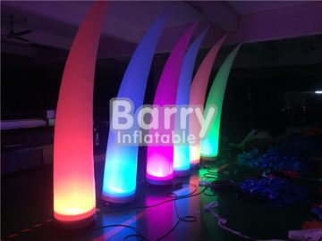 El LED explota la decoración para Advertsing, columna ligera inflable de la iluminación del pilar del tubo