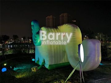 Tienda inflable de la publicidad de la forma al aire libre durable de Elephent con el LED