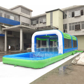 La impresión de pantalla de seda inflable del PVC de los toboganes acuáticos de la fácil instalación/explota la diapositiva del resbalón N