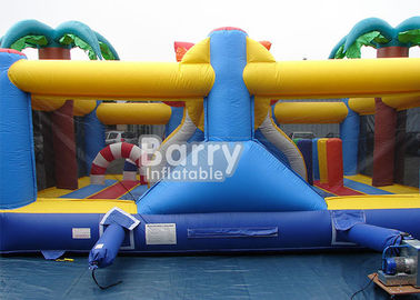 patio inflable material del equipo del parque del PVC de los 0.55m/playa al aire libre Playland inflable del día de fiesta