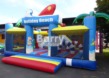 patio inflable material del equipo del parque del PVC de los 0.55m/playa al aire libre Playland inflable del día de fiesta