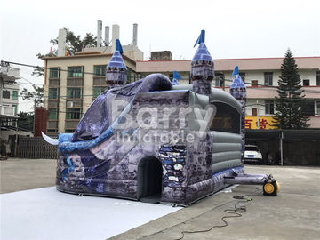 diapositiva inflable de la casa de la despedida del castillo divertido comercial de los niños del PVC de 0.55m m combinada