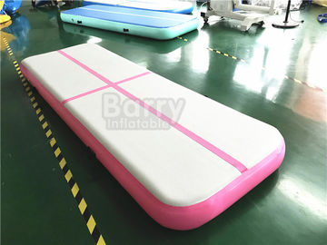estera rosada de la gimnasia de la pista de aire de la caída del aire de los 3x1x0.2m mini para la lucha de sumo o la práctica de Traning