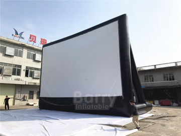Pantalla de proyección inflable de Home Theater del patio trasero al aire libre grande para hacer publicidad