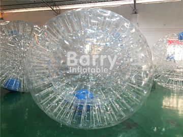 Bola inflable de Zorb de la tierra de TPU/del PVC, bola de parachoques de Zorb del cuerpo claro