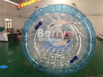 Bola de rodillo inflable transparente del agua de la piscina para Grassplot/la playa