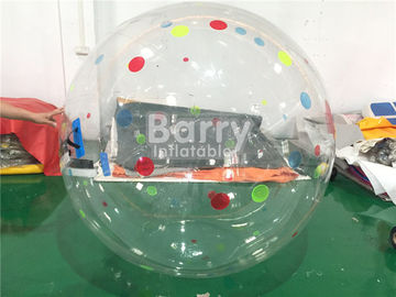 La bola que camina del agua inflable del PVC del diámetro TPU de la aduana los 2M/explota los juguetes de la piscina