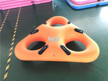 Anillo inflable modificado para requisitos particulares de la nadada del parque del agua con el logotipo para el adulto y los niños