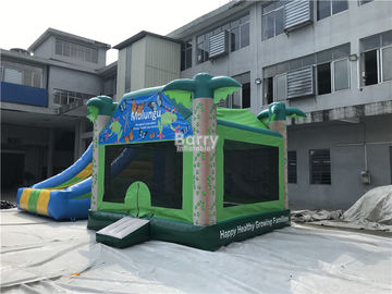 Casa inflable de la despedida del PVC del logotipo de encargo 0.55m m/castillo de salto para la diversión de los niños