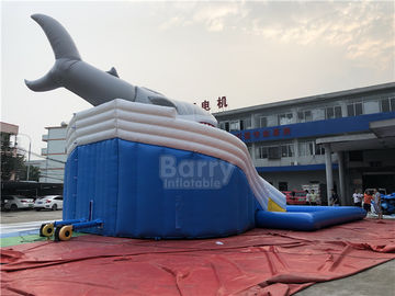 Piscina de Commecial del tiburón móvil al aire libre/equipo inflables gigantes del parque del agua