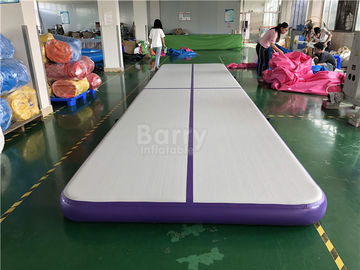 Pista de aire inflable comercial/caída púrpura Trak del salto del aire para el deporte de la gimnasia