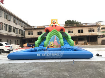 Parque inflable del agua de los subordinados, juegos abiertos del parque del agua de la piscina para los adultos