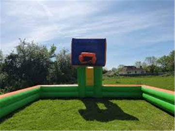 Corte inflable portátil del juego de baloncesto con el aro del tiroteo para los niños