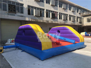 Arena inflable fijada deportes del juego de la justa de los palillos del gladiador del duelo del festival del carnaval que lucha