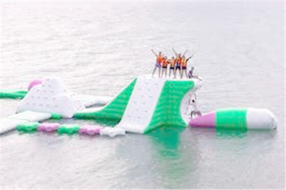 Juegos flotantes inflables al aire libre del parque del agua/mar inflable Waterpark para el verano caliente