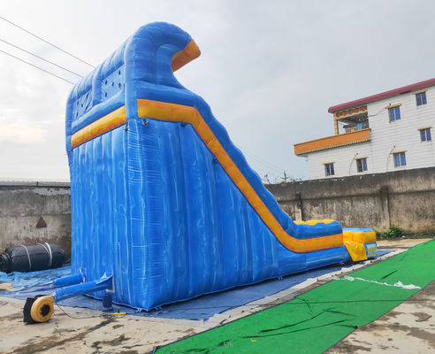 Lona inflable plegable al aire libre del PVC del tobogán acuático del patio del niño
