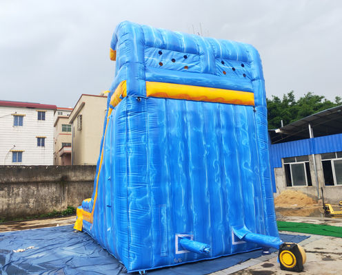 Lona inflable plegable al aire libre del PVC del tobogán acuático del patio del niño