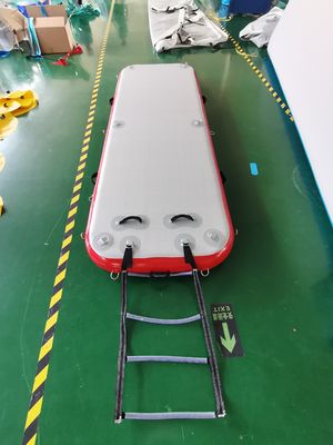 Plataforma flotante inflable flotante de la balsa de la isla de Barry Leisure Land Inflatable Swim