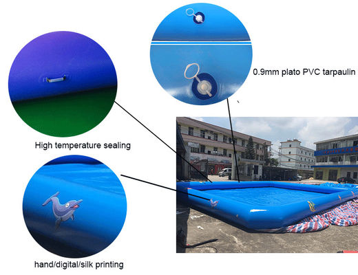 Piscina inflable flotante barata material durable del PVC 0.9m m