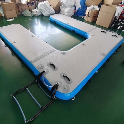 Yate inflable de Jet Ski Floating Dock Pontoon For de los juguetes durables del agua
