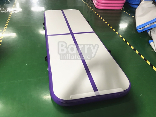 Gimnasia inflable púrpura profesional Mats Tumbling Air Track del color los 3x1m