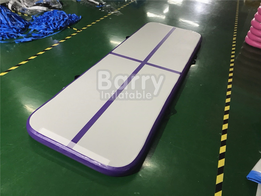 Gimnasia inflable púrpura profesional Mats Tumbling Air Track del color los 3x1m