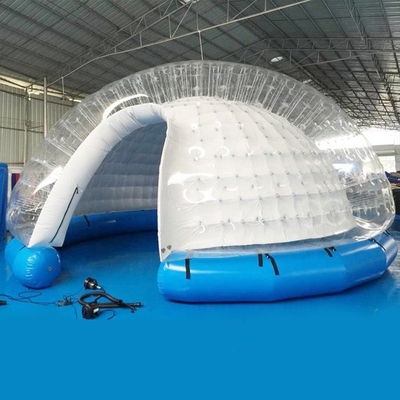 Tienda clara inflable al aire libre Crystal Bubble Tent de la bóveda de la familia que acampa