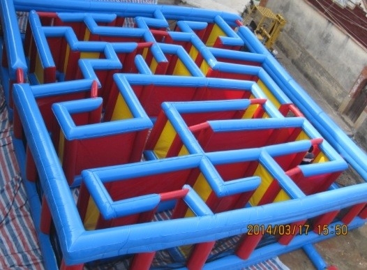 Juego interactivo Maze With Full Digital Printing inflable