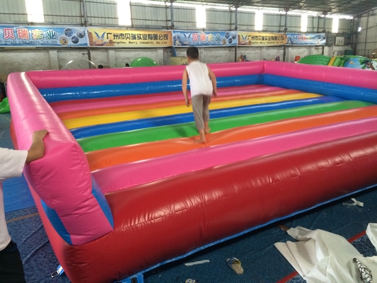 Pista de aire inflable de Mat Bouncy Pad Gymnastic Sport del salto de DWF