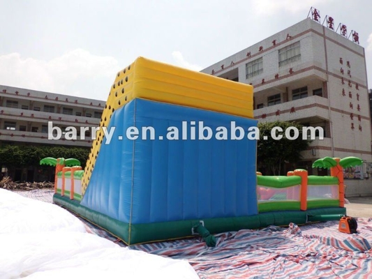 Castillo inflable de la gorila del tema de la diapositiva del parque de atracciones del ISO 18000