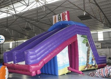 Diapositiva inflable comercial de los niños impermeables enormes para el alquiler de la piscina