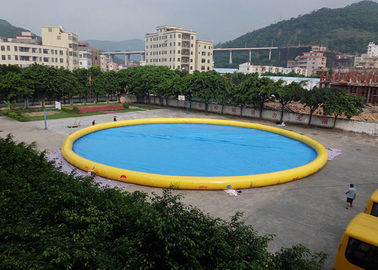 La piscina inflable grande modificada para requisitos particulares del jardín de la familia para explota el parque del agua