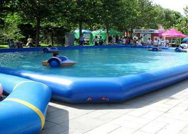 El rectángulo divertido embroma la piscina de agua portátil para el parque de atracciones SCT EN71