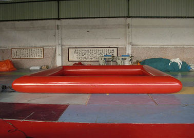 El rectángulo rojo explota la piscina con la lona resistente al fuego del PVC de 0.9m m