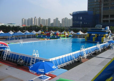 El patio trasero durable el metal de tierra de 10 de x 30 Aboved capítulo las piscinas,