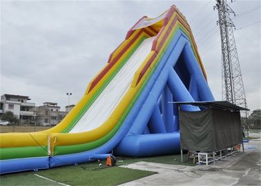 Grandes al aire libre de la seguridad explotan el tobogán acuático para los juegos inflables gigantes