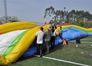 Tobogán acuático inflable gigante adulto al aire libre, diapositiva inflable masiva para el parque de atracciones