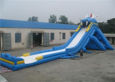 Tobogán acuático inflable gigante adulto al aire libre, diapositiva inflable masiva para el parque de atracciones