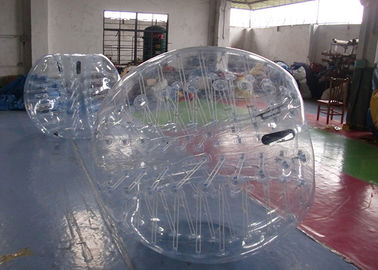 Juegos inflables al aire libre de la bola de parachoques del cuerpo transparente de los niños y de los adultos