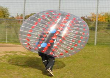Juguetes inflables al aire libre del PVC/de TPU, fútbol inflable de la bola de la burbuja del cuerpo