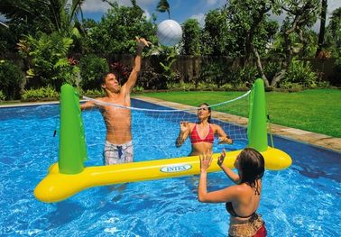 Los juegos inflables de encargo de los deportes/el mini campo inflable del voleibol para la aguamarina parquean