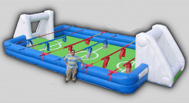 Campo de fútbol inflable interior de los deportes de los adultos inflables interesantes de los juegos