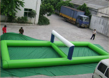Juguetes inflables portátiles del agua, corte de voleibol inflable gigante para el agua