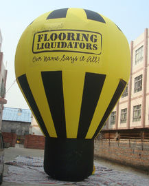 Globo inflable de la lona del PVC, globo de tierra inflable para hacer publicidad